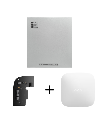 Блок безперебійного живлення Блискавка ББЖ 12-90-3 для Ajax Hub (4G), Hub 2 (2G), Hub 2 (4G), Hub 2 Plus, ReX 2
