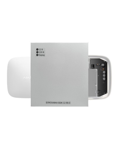 Блок безперебійного живлення Блискавка ББЖ 12-90-3 для Ajax Hub(2G), Hub Plus, ReX