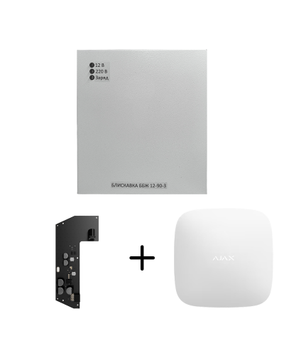 Блок безперебійного живлення Блискавка ББЖ 12-90-3 для Ajax Hub(2G), Hub Plus, ReX