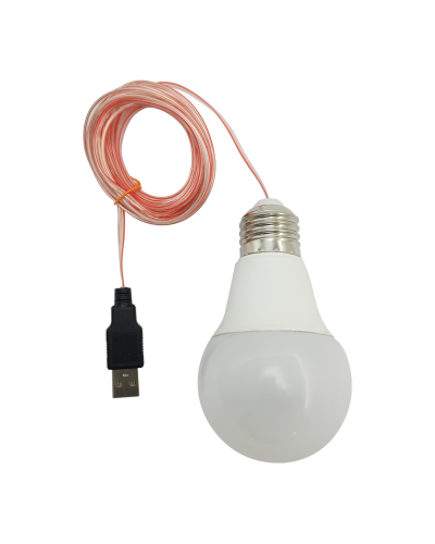 Светодиодная лампочка Блыскавка Ф-25 з USB Светодиодная лампочка Блыскавка Ф-25 з USB
